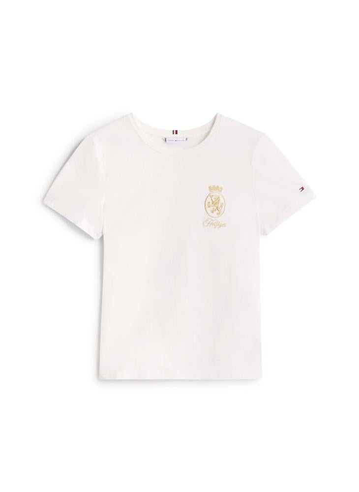 تومي هيلفيغر تي شيرت بياقة دائرية وطبعة جرافيك - Image 5